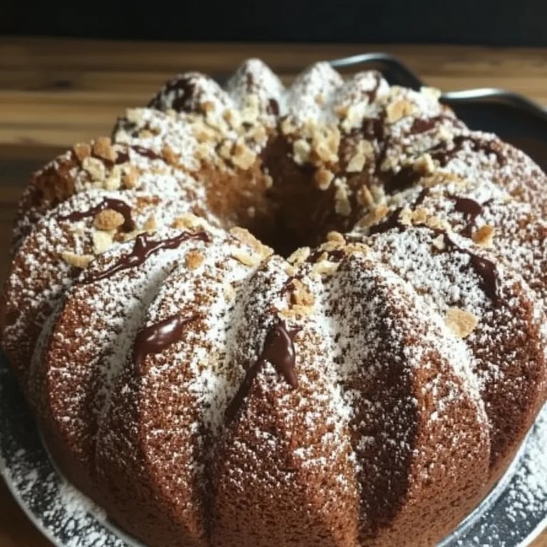Spekulatius-Buttermilch-Gugelhupf mit Schokolade