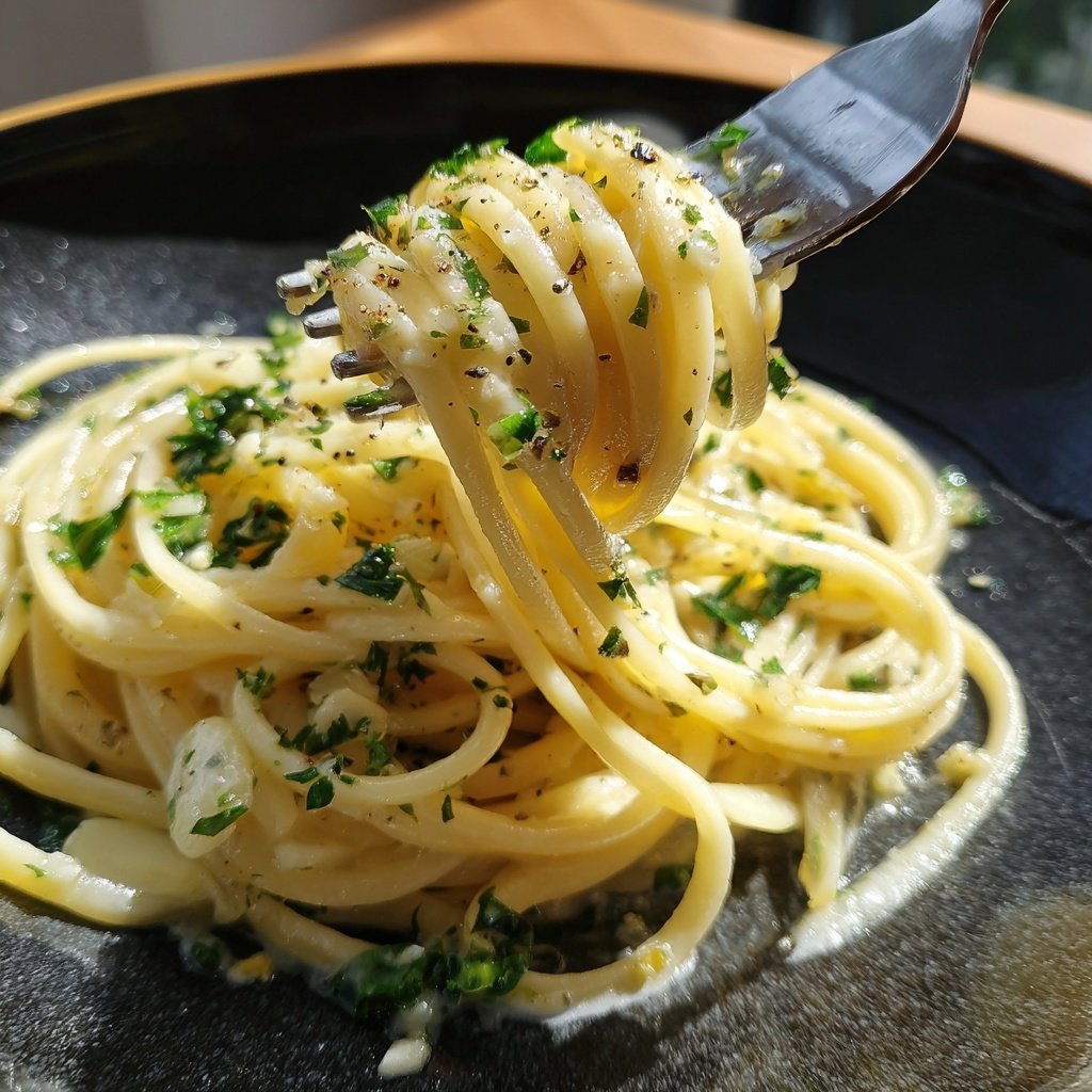 Schnell & Einfach 15-Minuten Knoblauchpasta