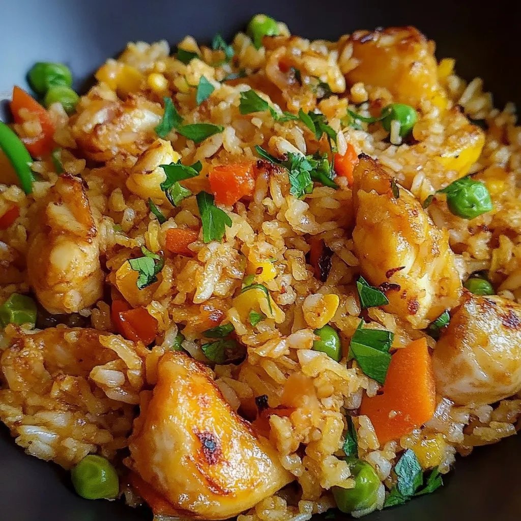 Gebratener Reis mit Ei und Gemüse - einfach & lecker!