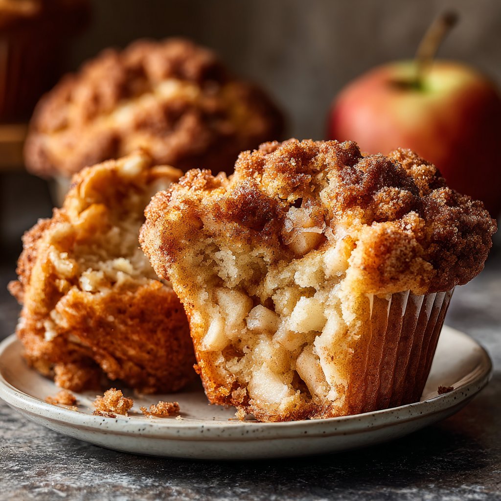 Muffins mit Apfel und Zimt