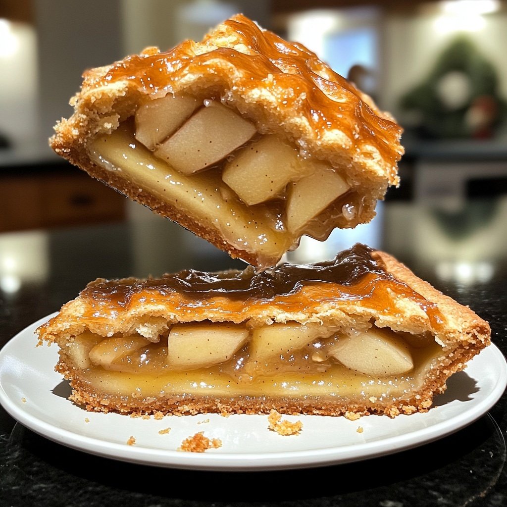 Weihnachtliche Birnentorte