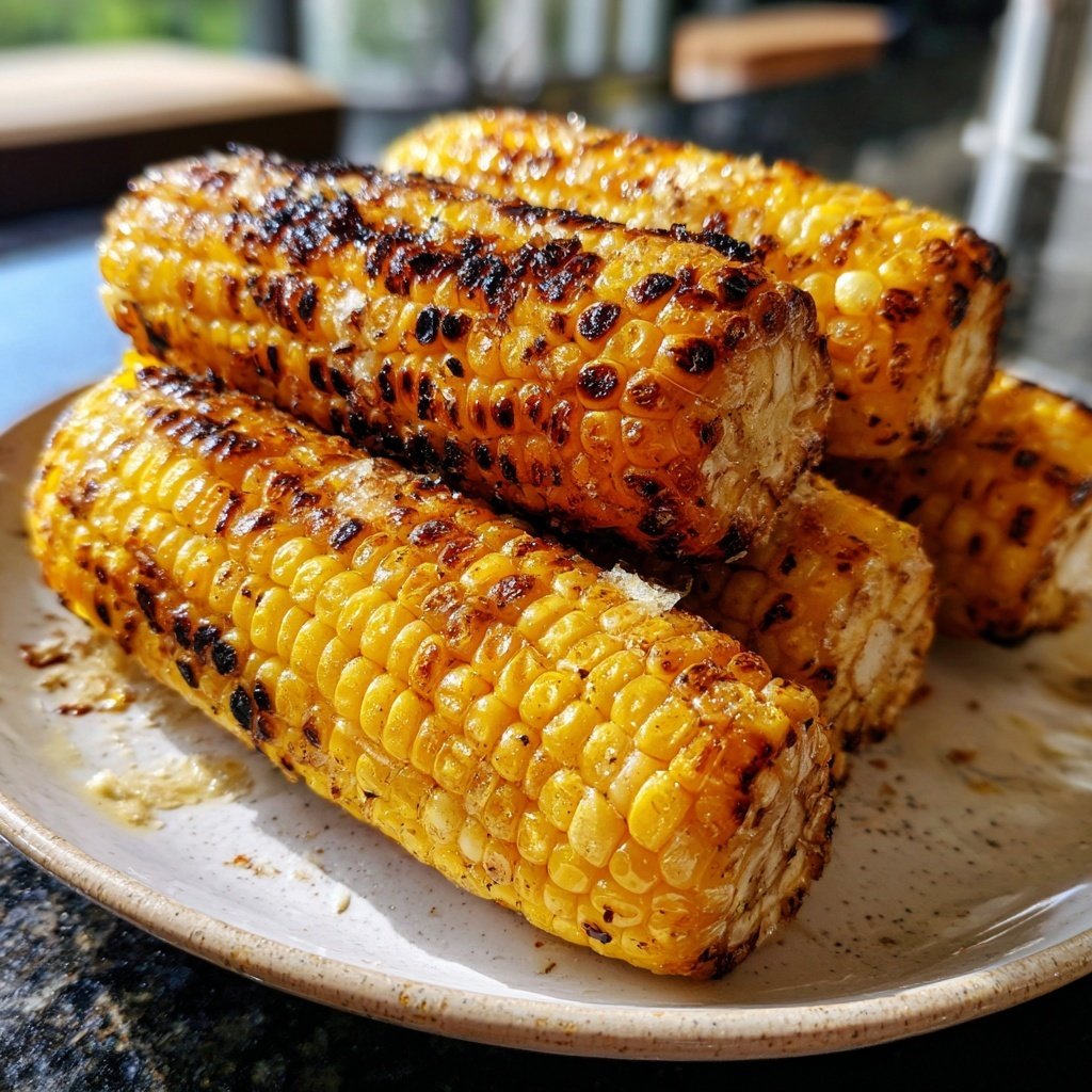 Gegrillte Maiskolben Mit Butter