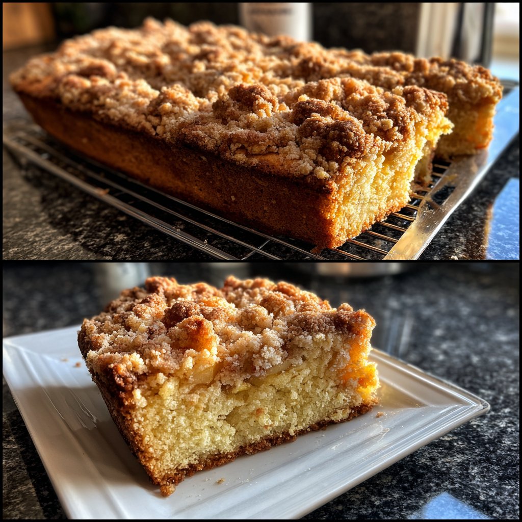 Blechkuchen mit Streuseln