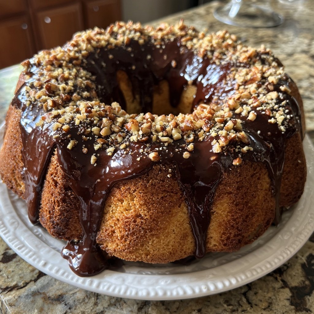 Blechkuchen mit Schokoglasur
