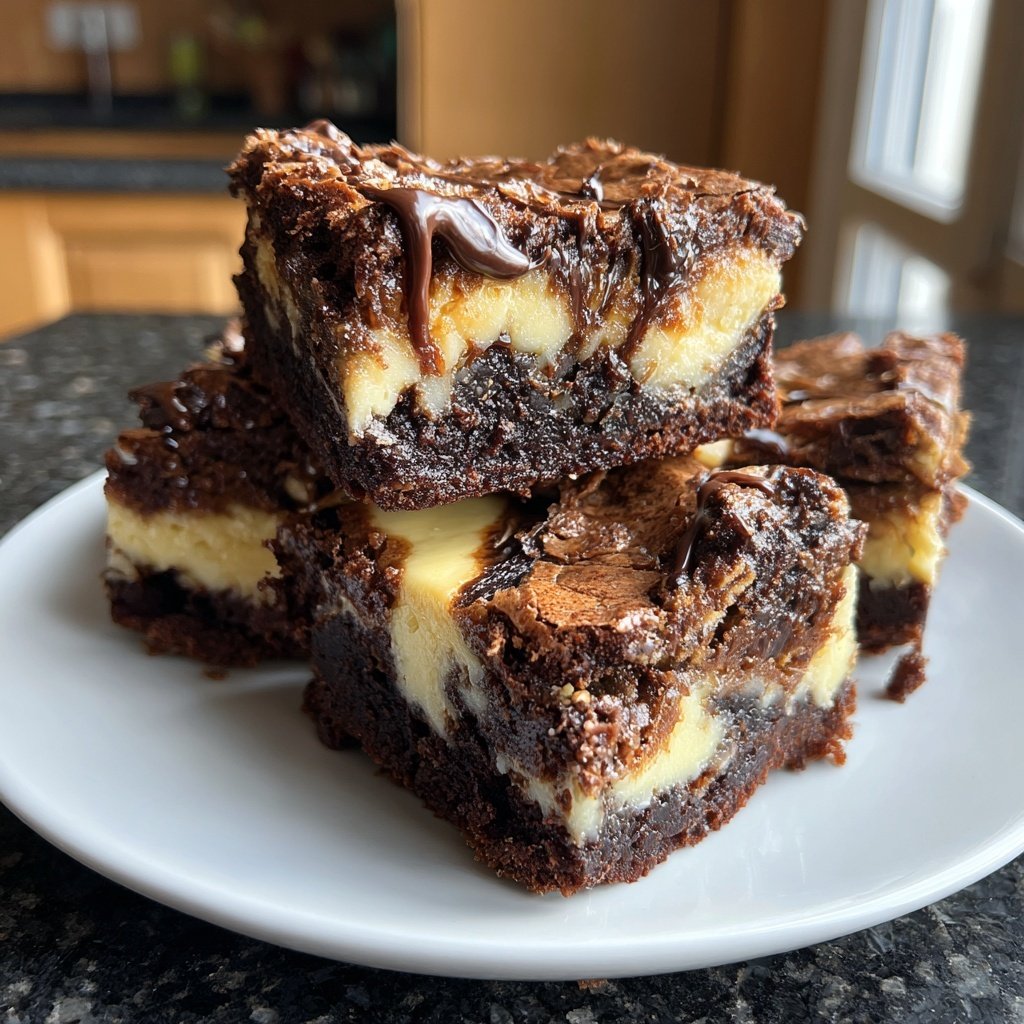 Frischkäse-Brownies